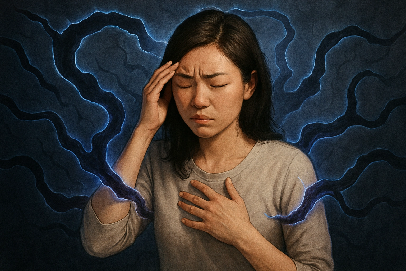 到處學習身心靈課程卻覺得越來越累能量耗損的女生