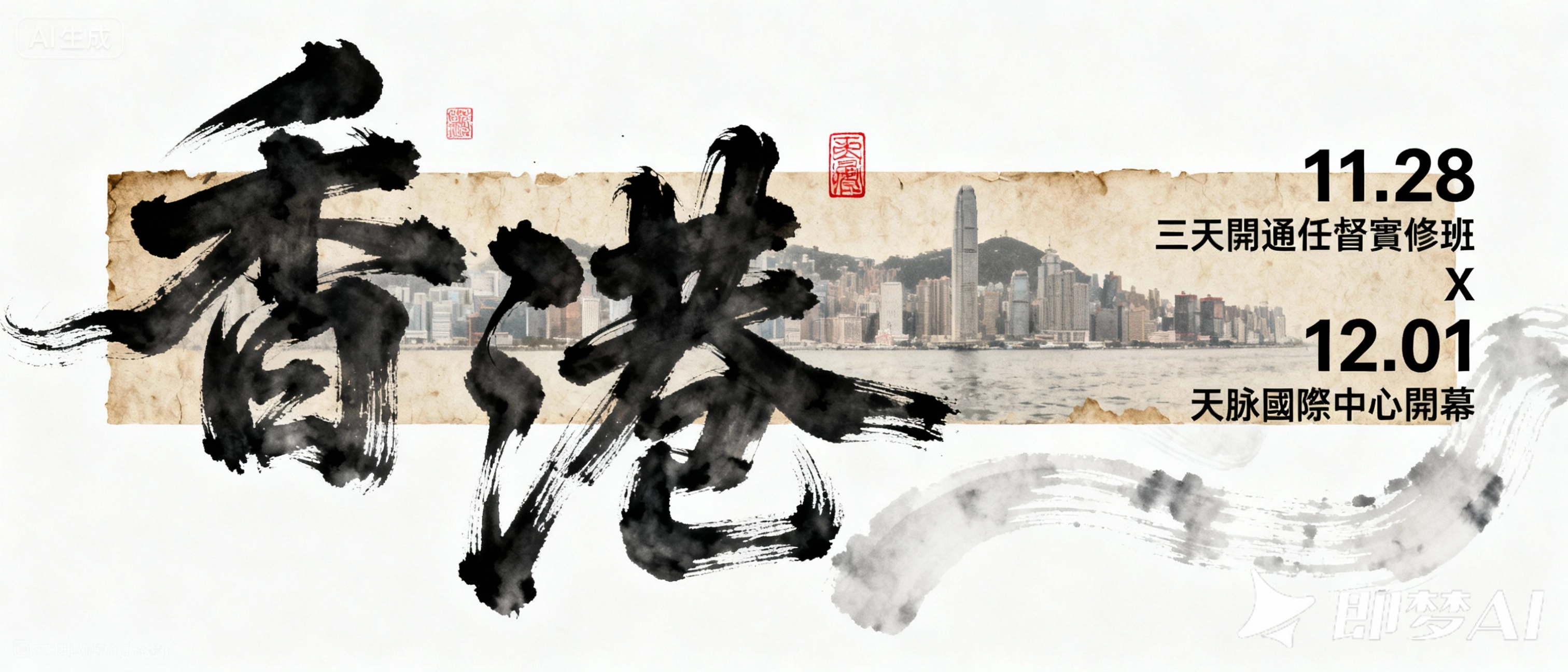 天脈能量即將於11/28在香港舉行三天任督開通密集班以及12/1天脈能量國際中心開幕